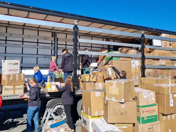 Hilfstransport in die Ukraine